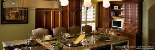 Designer kitchen cabinets