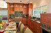 Bright and inviting kitchen with custom cabinets