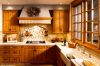 Warm traditional kitchen cabinetry